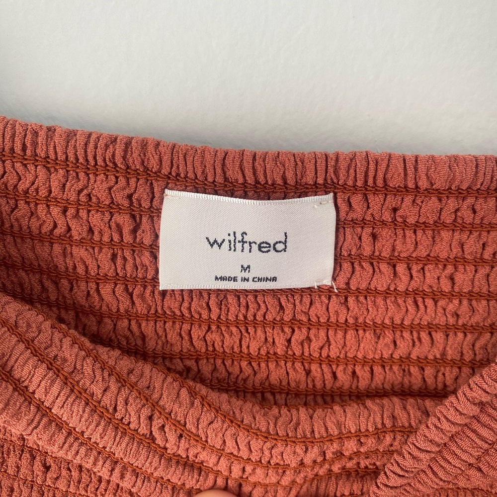 ARITZIA Wilfred Smocked Blouse - Picture 4 of 5
